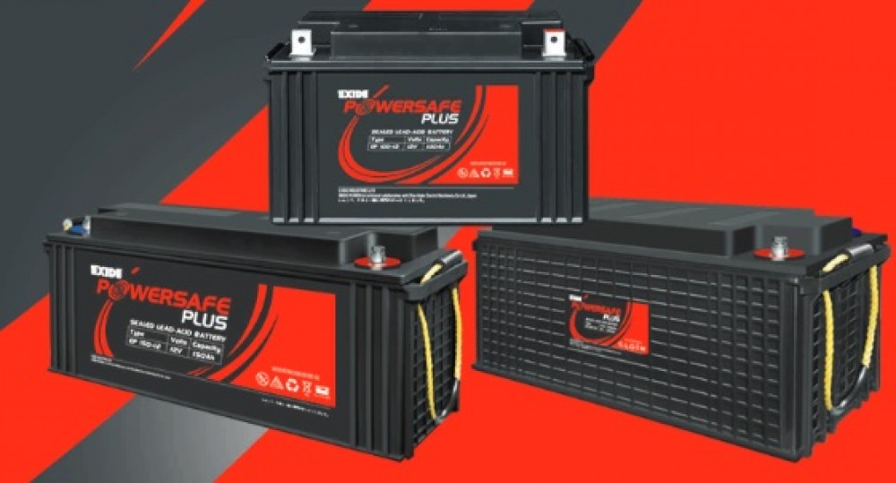 Exide 12V 100AH Powersafe Plus SMF Battery, Capacity: 80-100 Ah, Warranty:  2 Years at Rs 7600 in Chennai