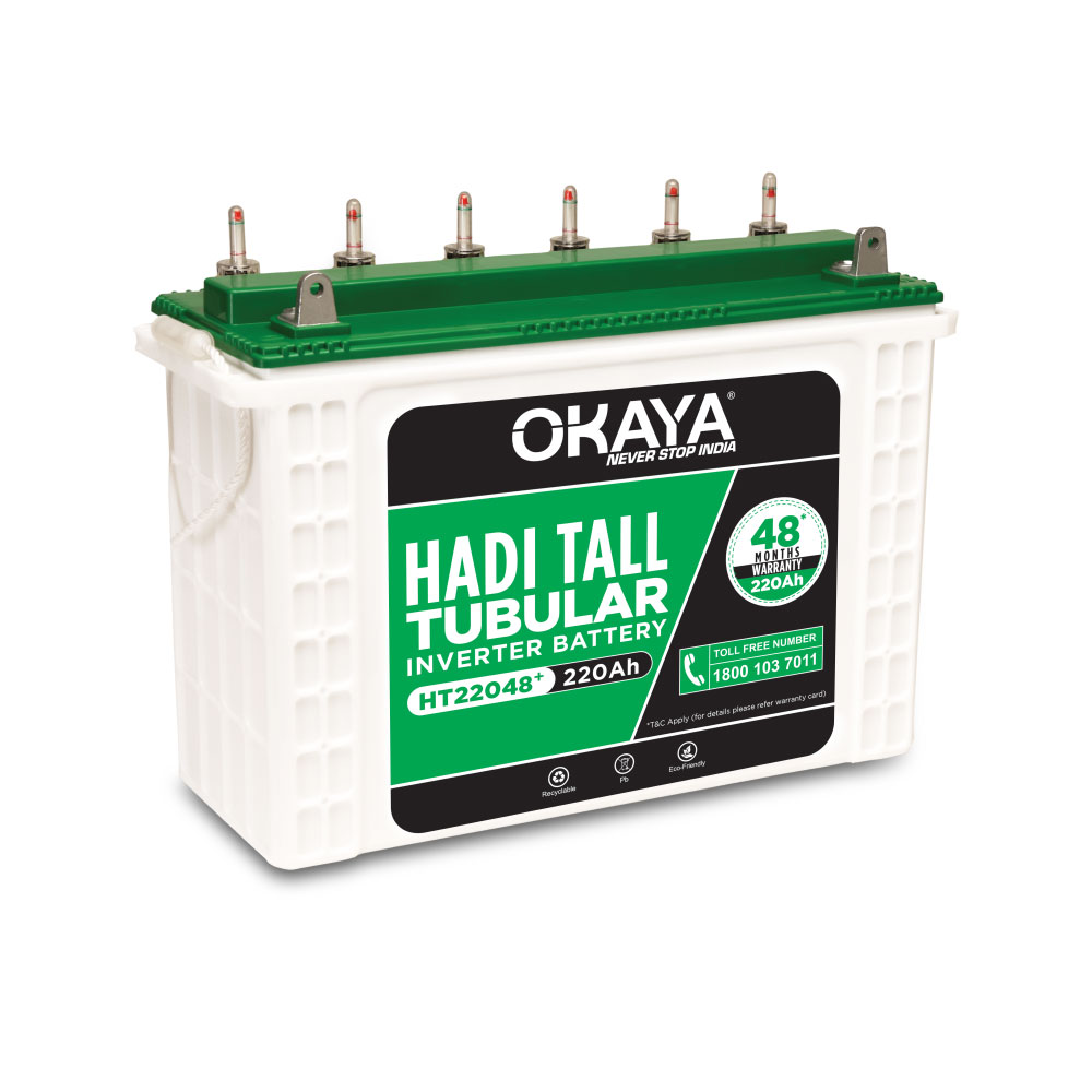 Okaya Ht22048 220ah Inverter Battery Price From Rs 15 500 Buy Okaya Ht22048 220ah Inverter Battery Inverter Battery Batteryboss