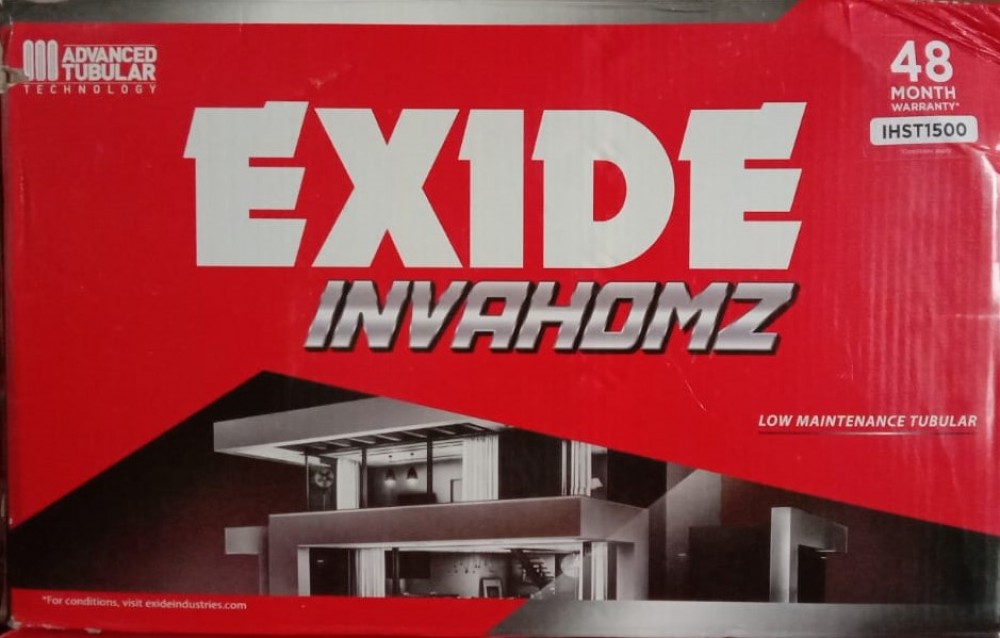 Exide Inva Homz 1000 Tubular Battery - IHST 1000 price in Chennai