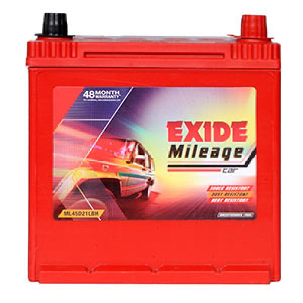 Exide Mileage ML75D23LBH Battery Price From Rs.5,200, Buy Exide Mileage  ML75D23LBH Car Battery